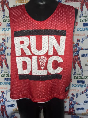 Colorado Lacrosse Denver Lacrosse Club “RUN DLC” Reversible Pinnie #17 Large