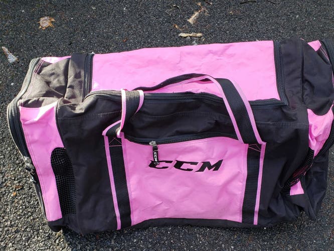 Bag Used CCM Pink and Black with Skate pockets
