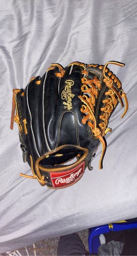 Black Adult Infield 11.5" Heart of the Hide Baseball Glove