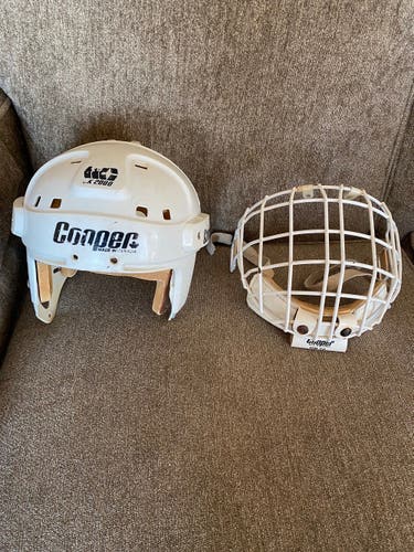 Cooper CK2000 helmet & Cage - vintage