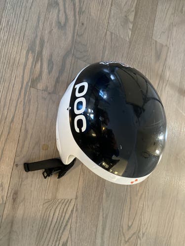 Black Unisex Medium/Large POC Skull Comp Helmet FIS Legal