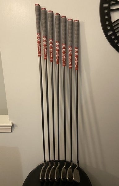 Iron Set Used Men's Cobra Right Handed TRANSITION DESIGN Regular Flex Graphite Shaft