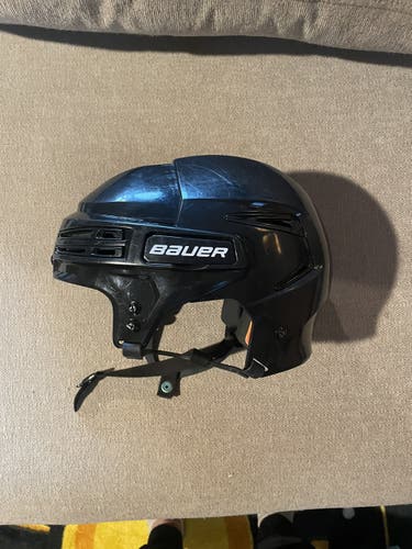 Black Used Medium Bauer Helmet