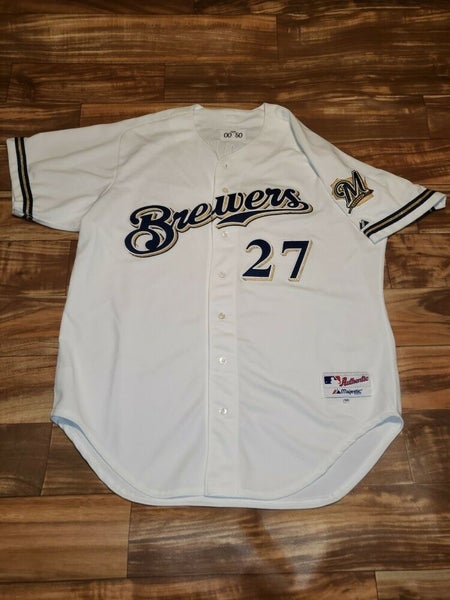 Milwaukee Brewers RARE 2002 All Star Game Geoff Jenkins Stitched MLB Jersey  52