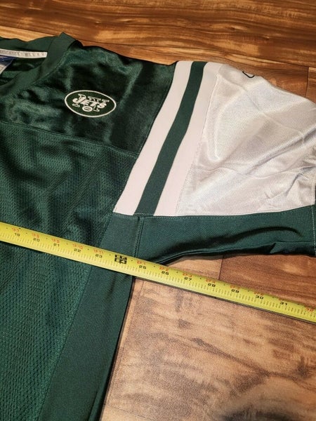 Brett Favre Authentic New York Jets Jersey by Reebok, Green, size 52