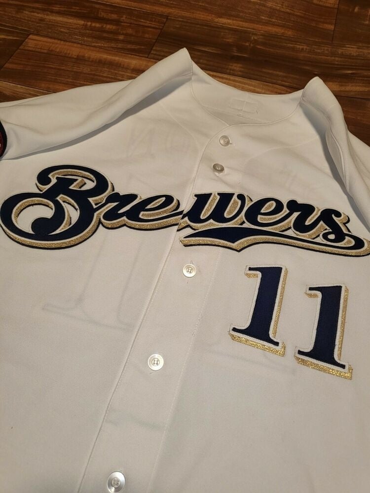 Ryan Braun Milwaukee Brewers Majestic AUTHENTIC Jersey, Youth 10/12, MLB