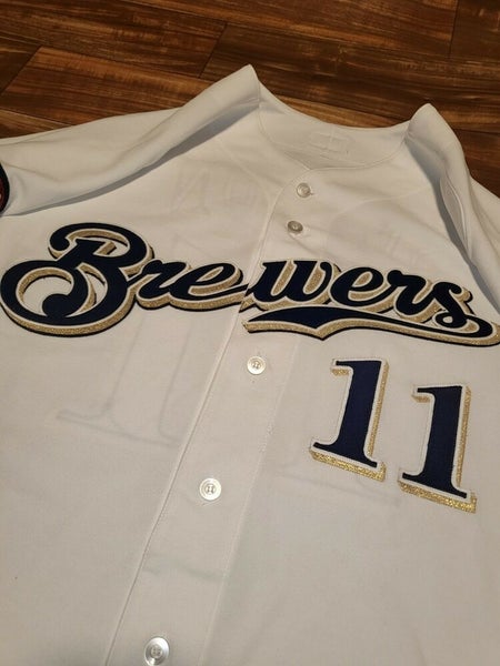 00's Milwaukee Brewers Authentic Majestic MLB Jersey Size 48 XL