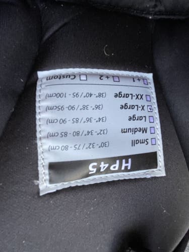 Black Senior XL CCM HP45 Hockey Pants