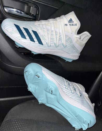 Adidas Prime Blue Adizero Cleats Size 12
