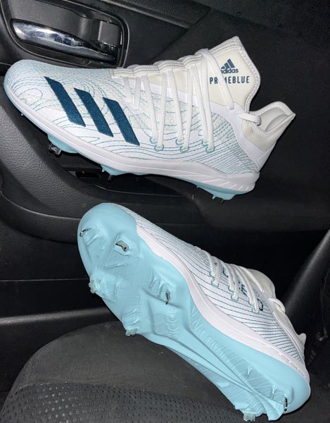 Adidas Prime Blue Adizero Cleats Size 12