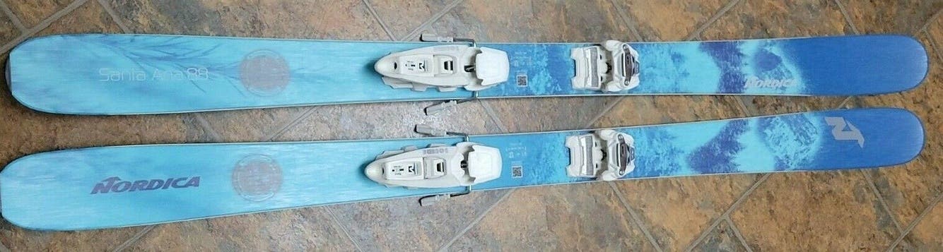 2021 Nordica Santa Ana 88 Womens Skis 158cm with Marker Squire 11 bindings