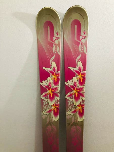 K2 Phat Luv Women's Downhill Skis 170 cm. Mid-Fat All-Mountain FRESH TUNE!  NICE! | SidelineSwap | Buy and Sell on SidelineSwap
