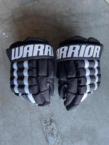 Black Senior Warrior 12"  Tempo Gloves