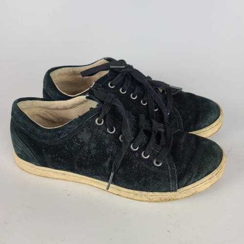Ugg Australia Womens Tomi Sneakers Shoes Black 1005484 Low Top Lace Up 8.5M