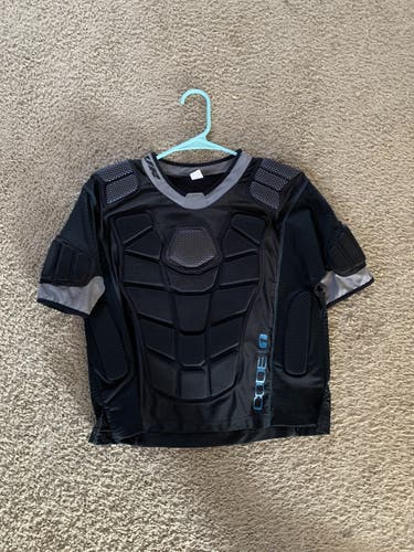 Black And Blue Padded Shirt