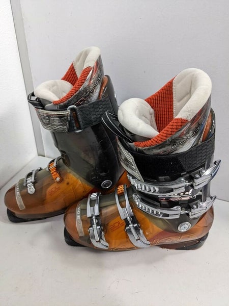 Lange Fluid 3DL 100 Ski Boots Size Mondo 26.5 Orange Used