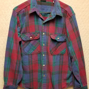 Ozark Wilderness Flannel Shirt Men XL Pearl Snaps Vintage Ranch Chore Shacket