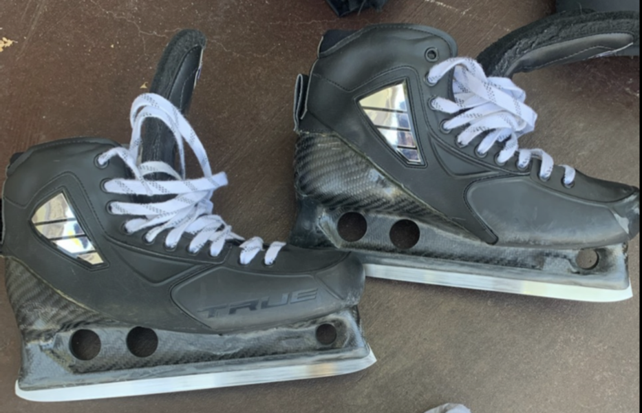 Hockey Goalie Skates Senior Used True Custom Pro Size 11