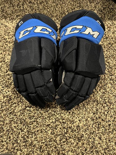 Winnipeg Jets/Manitoba Moose CCM Pro Stock Hockey Gloves