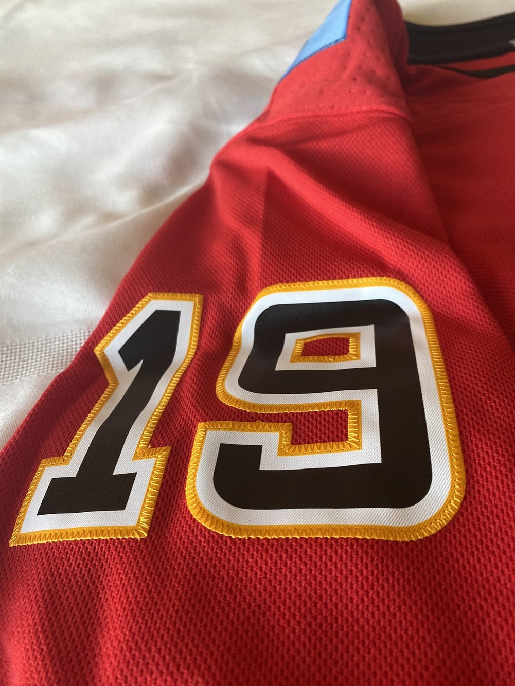 Calgary Flames Matthew Tkachuk Authentic Adidas Red Jersey Size 52 Large A  Patch for sale online