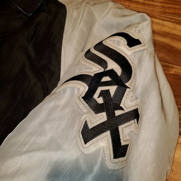 Vintage Chicago White Sox Windbreaker Jacket Size Large L MLB 