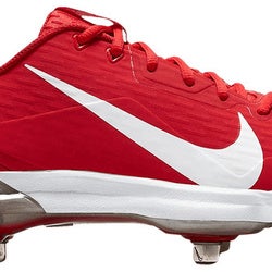 NIKE ZOOM TROUT VII 7 MENS METAL BASEBALL CLEATS RED SIZE 12 BRAND NEW RARE LOW