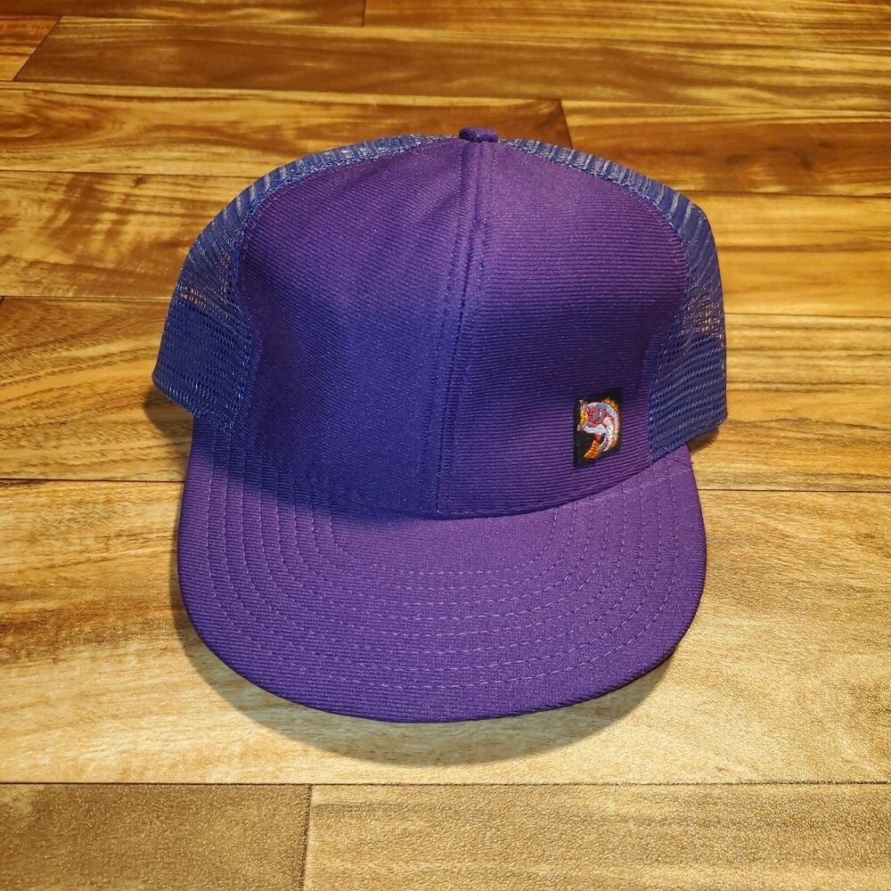 NEW Vintage Bass Fishing Purple Trucker 