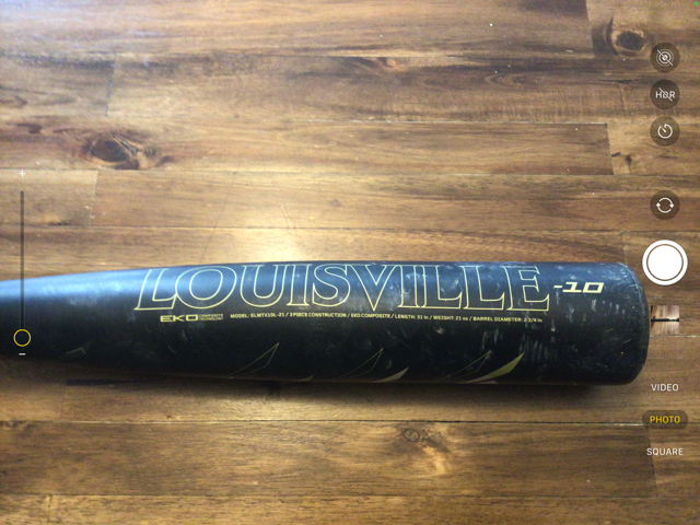 Bat Used USSSA Certified 2021 Louisville Slugger Composite Meta (-10) 21 oz 31"