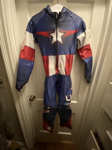 Men's USA Spyder Ski Race Suit SL L-R