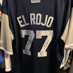 Yankees players weekend signed Clint Frazier jersey certified