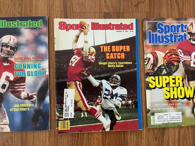 San Francisco 49ers NFL FOOTBALL 80s SUPER BOWL Sports Illustrated Magazine  Lot!