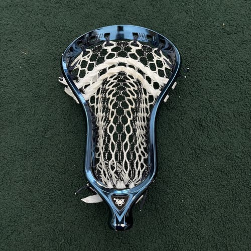 Chrome ECD DNA Lacrosse Head strung with Hero 3.0 mesh (send offers) (chipped) (brand new)