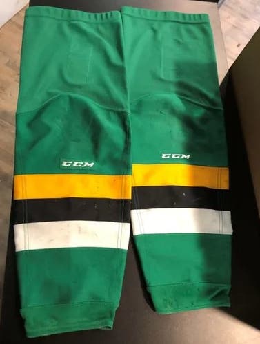 London Knights 2019-2020 CCM Game Socks - Green (2) & White (1)