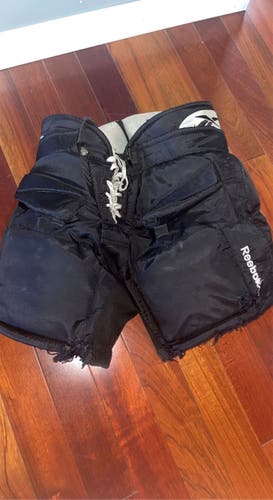 Black Junior Small Reebok 9k Goalie Pants