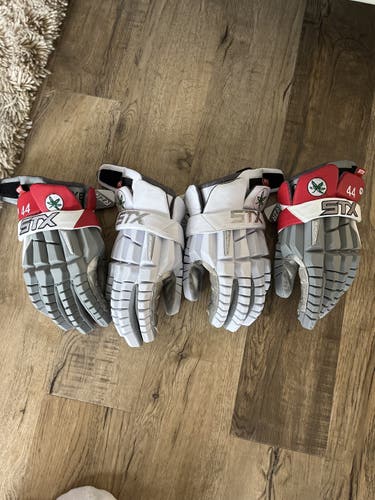 Ohio State Used 13" Surgeon RZR Lacrosse Gloves