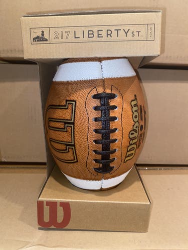 WILSON GST GAME FOOTBALL. 2021 Stagg Bowl XLVIII -Genuine Game Ball
