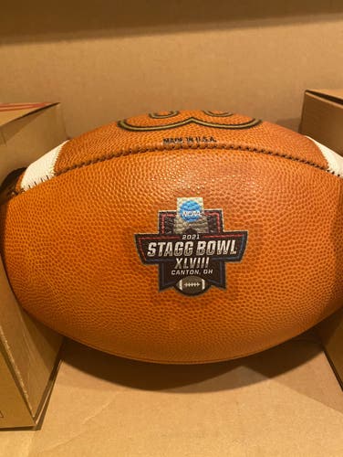 WILSON GST GAME FOOTBALL 2021 Stagg Bowl XLVIII -Genuine Game Ball