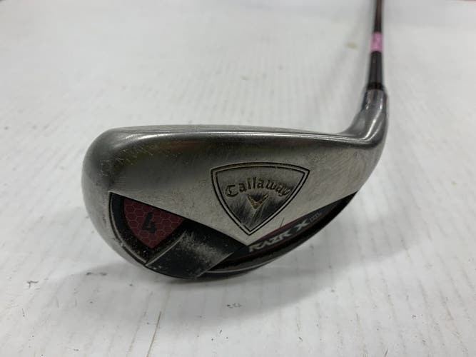 Used Callaway Razr X Hl 4 Hybrid Ladies Flex Graphite Shaft Hybrid Clubs