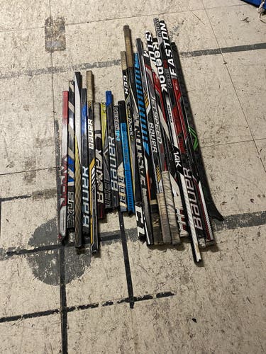 20 Piece Broken Hockey Stick Shaft Bundle For @Kcanaday