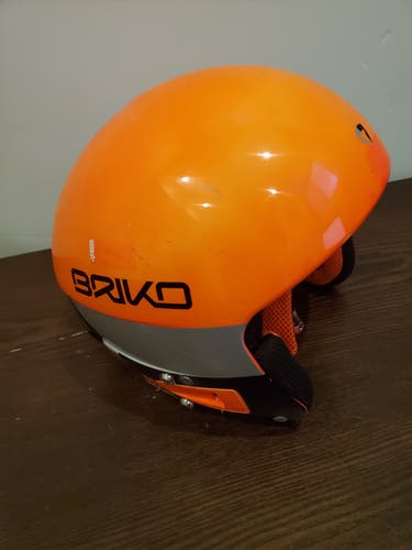 Orange Used Briko Vulcano FIS 6.8 Helmet 56cm