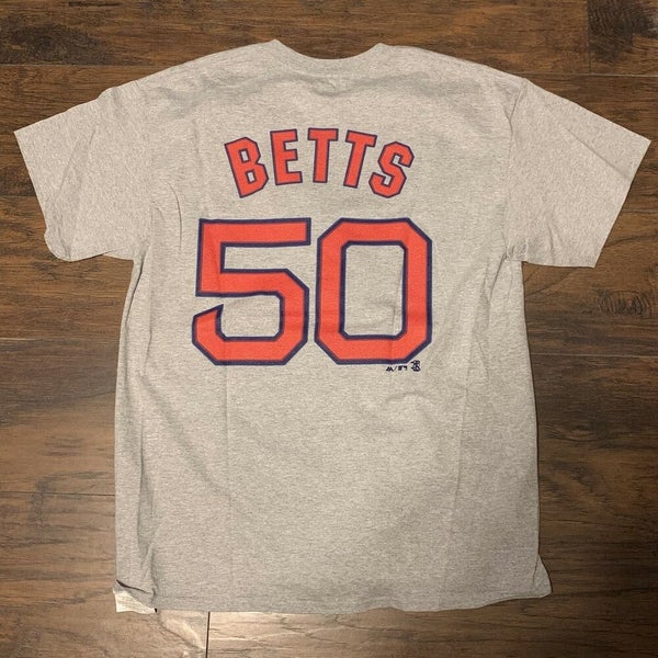 Men's Majestic Boston Red Sox #50 Mookie Betts Authentic Navy Blue