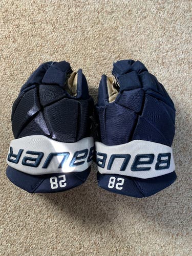 Blue Used Bauer 13" Gloves