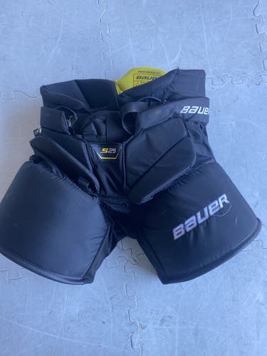 Black Used Small Bauer  S29 Hockey Goalie Pants