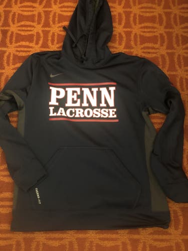 Penn Lacrosse Nike Therma Fit Hoodie-large