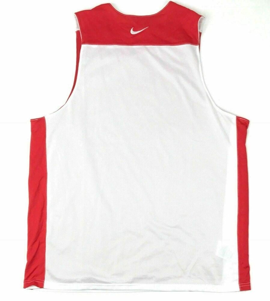 New W/O Tags Nike Reversible Basketball Practice Jerseys White/Maroon Sz. M