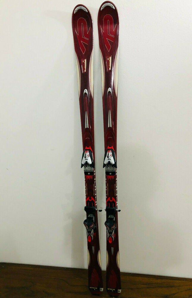 K2 Apache X All-Mountain Skis 174 cm. Marker Titanium 12.0 MINT