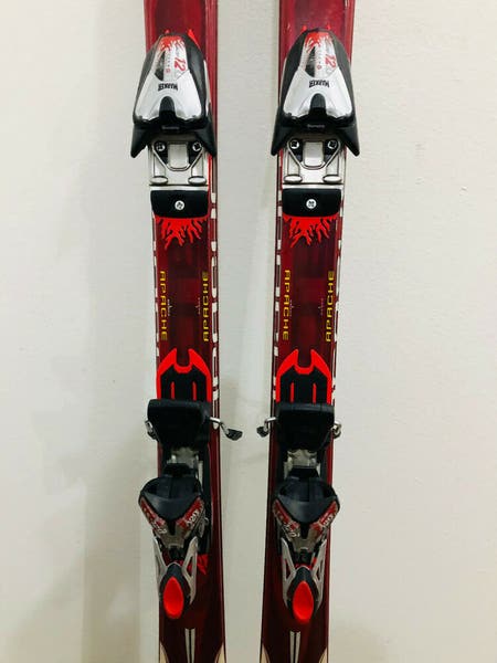 スキー K2 Apache Coomba Skis K2 Apache X All-Mountain Skis 174 cm. Marker Titanium 12.0