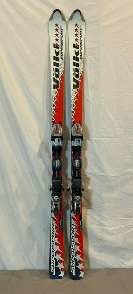 Volkl Supersport 5-Star 168cm 114-68-99 r=14.4m Skis Marker Motion 1200  Bindings