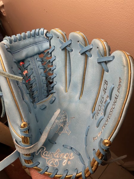 Blue Used Right Hand Throw 11.75" Heart of the Hide Baseball Glove