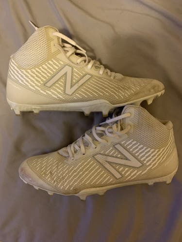 White Used Size Men's 10.5 (W 11.5) New Balance Burn X Mid